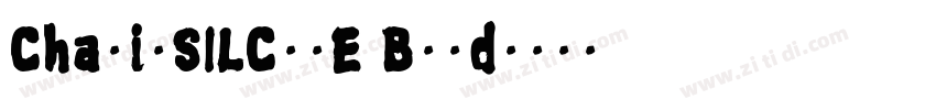 CharisSILCyrE Bold字体转换